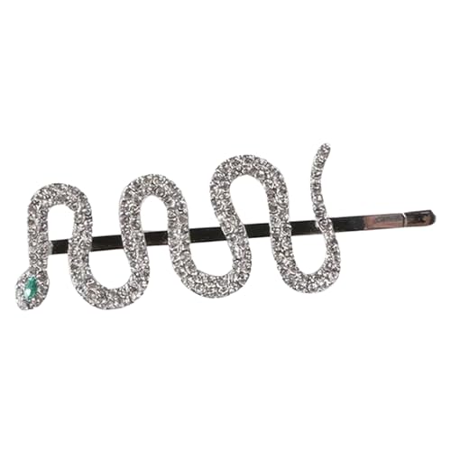 Goldlegierung Schlangenhaarverzierung Eingebettet Mit Glitzernden Strasshaarclip Für Einen Stilvollen Und Raffinierten Look von MHADBKH