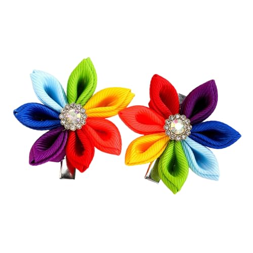 Haarclip 2000er Mädchen Bowknot Clip Kopfschmuck Farbenfroh von MHADBKH
