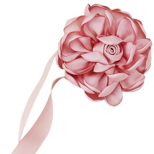 Haargummis mit Temperament-Blume, für Mädchen, Band, Haarseil, Campingkleidung, Haarseil für Mädchen, Haarstyling-Zubehör von MHADBKH