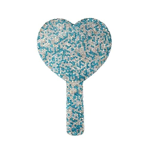 Handspiegel, funkelnde Strasssteine, Kosmetikspiegel, tragbar, Make-up, Geschenk, Reise-Make-up von MHADBKH