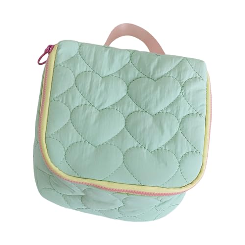 Love Heart Print Cosmetic Bag Für Frauen Modischer Toilettenorganisator Geräumiger Reißverschluss Make Up Für Den Täglichen Gebrauch von MHADBKH
