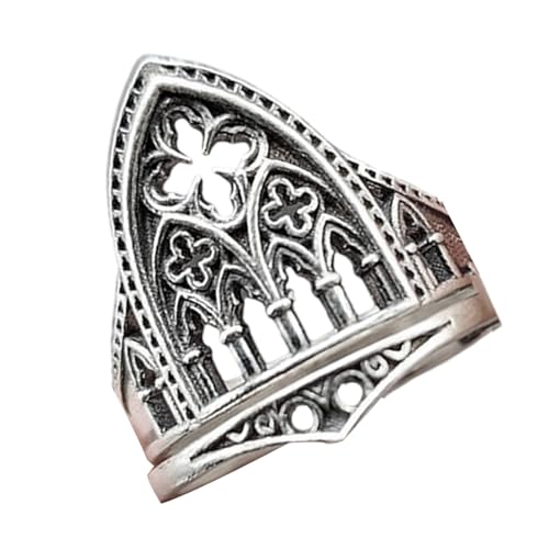 MHADBKH Einzigartige Ringe mit Kreuzmuster, eleganter Ring aus Legierung mit einem hohlen Kreuz-Design für Modeliebhaber, Legierung, Einheitsgröße, Wie beschrieben, Wie beschrieben MHADBKH Einzigartige Ringe mit Kreuzmuster, eleganter Ring aus Legierung mit einem hohlen Kreuz-Design für Modeliebhaber, Legierung, Einheitsgröße, Wie beschrieben, Wie beschrieben von MHADBKH