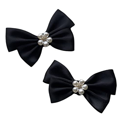 MHADBKH Elegante Schleifen-Schuh-Clip für flache Pumps, dekoratives Schuhzubehör, Clip, Damen, Hochzeit, Party, Schuhdekorationen von MHADBKH