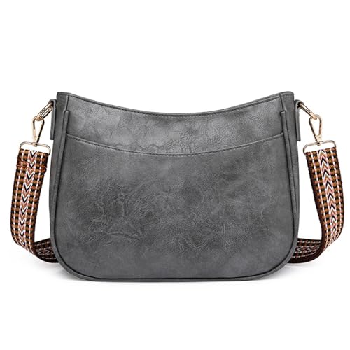 MHADBKH Frauen Weitgurt Umhängetasche PU Leder Crossbody Tasche Große Kapazität Messenger Moderne Handtasche Für Arbeit Reisen Große Kapazität Messenger PU Leder Crossbody Einfache Schulter MHADBKH Frauen Weitgurt Umhängetasche PU Leder Crossbody Tasche Große Kapazität Messenger Moderne Handtasche Für Arbeit Reisen Große Kapazität Messenger PU Leder Crossbody Einfache Schulter von MHADBKH