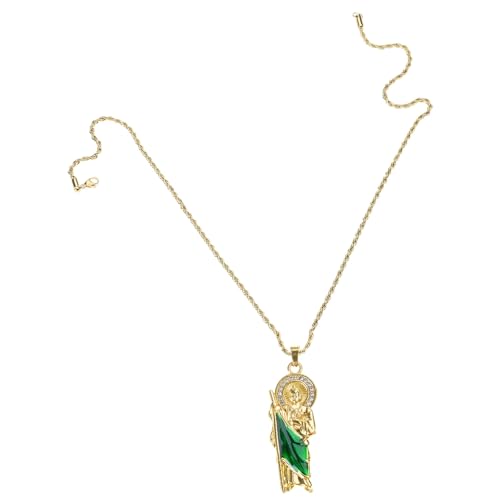 MHADBKH Goldfarbene Halskette mit Metallanhänger, verstellbare Länge, Choker, Unisex-Schmuck für Damen und Herren MHADBKH Goldfarbene Halskette mit Metallanhänger, verstellbare Länge, Choker, Unisex-Schmuck für Damen und Herren von MHADBKH