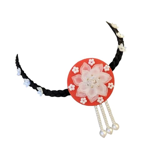 MHADBKH Handgefertigte Haarzubehör Farbenfrohe Elegante Haarnadel Traditionelles Stirnband Für Jugendliche Darsteller Bei Jeder Gelegenheit Geeignet von MHADBKH