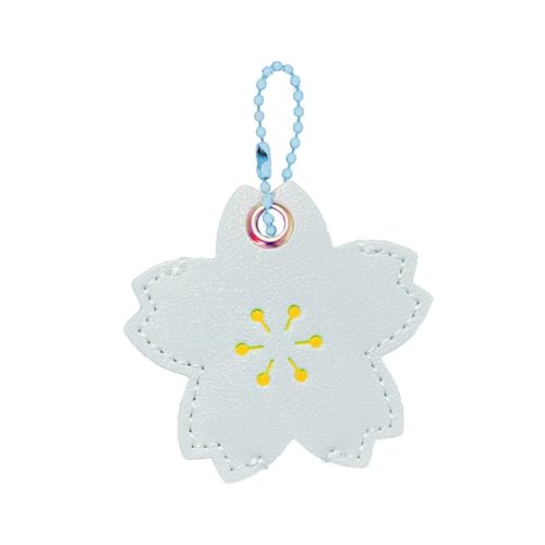 MHADBKH Home Security Schlüsselhüllen aus Leder, Blumenform, Schlüsseletui für Türschlüssel, schützt vor Verschleiß und Verlust mit einfachen Designs von MHADBKH
