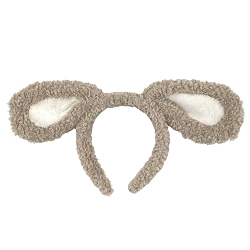 MHADBKH Pelziges Welpen-Haarband mit Tiermuster, Plüsch-Ohren, Cartoon-Haarband für Make-up, Waschen, Gesicht, Kostüm, Haar-Accessoires MHADBKH Pelziges Welpen-Haarband mit Tiermuster, Plüsch-Ohren, Cartoon-Haarband für Make-up, Waschen, Gesicht, Kostüm, Haar-Accessoires von MHADBKH