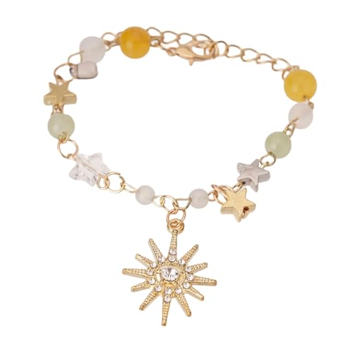 MHADBKH Personalisierte Perlenarmband Einstellbare Größe Wristchain Delicate Handchain Handmade Accessoire Für Mode Enthusiasten von MHADBKH