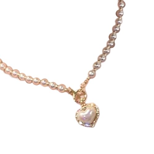 MHADBKH Retro-inspirierende Quasten-Halskette mit eleganten Kunstperlen und Legierungsmaterialien, Schmuckzubehör, Partys, koreanischer Modeschmuck, Einheitsgröße, Wie beschrieben, Wie beschrieben von MHADBKH