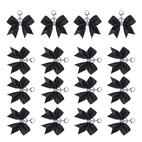 MHADBKH Vielseitiger Cheerleading Bowknot Zauberkette Mit Glitzern Und Strasssteinen Für Telefonkette Oder Taschendekoration von MHADBKH