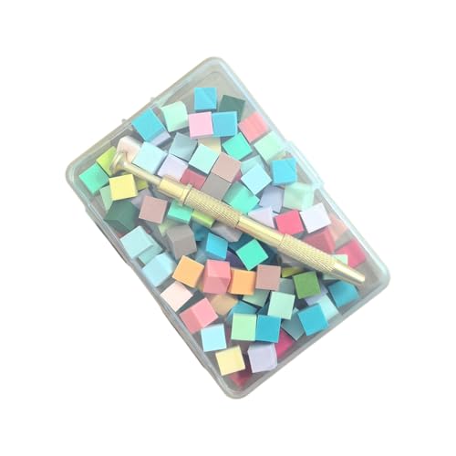 Omber Nails Pinsel Mit Greifen Stift Baumwollnägel Kunstdesigns Leichtgewichte Für Frauen Mädchen Weiß/farbenfrohe 100 Pieces von MHADBKH