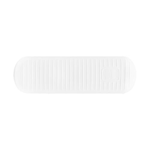 Reise-Make-up-Pinselhalter aus Silikon, trendig, tragbar, Kosmetikpinsel-Halter, weich und schlank, Make-up-Tools, small, Weiß von MHADBKH