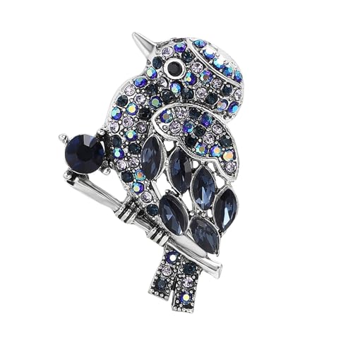 Sparkling Strassestones Vogelbroschen Legierungstifte Elegante Brosche Legierung Textur Statement Brosche Für Besondere Anlässe von MHADBKH