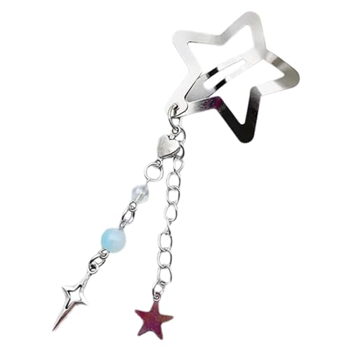Sternförmige Haarnadel Farbenfrohe Haarclip Für Frauen Mädchen Metall Barrette Ornamente Elegantes Haarrutschen Accessoire von MHADBKH