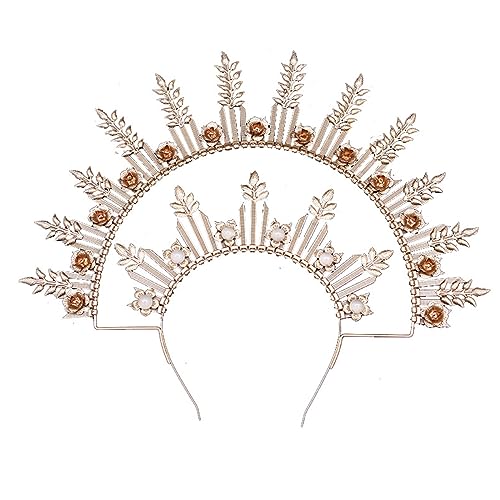 SunGoddess Stirnband für Braut, Stirnband, Rollenspiel, Bühnenrequisiten, Haarreif, weiblicher Haarschmuck, elegantes Haarband SunGoddess Stirnband für Braut, Stirnband, Rollenspiel, Bühnenrequisiten, Haarreif, weiblicher Haarschmuck, elegantes Haarband von MHADBKH