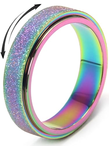 MHWTTY Fidget Spinner Ring Angst Ring für Frauen Fidget Ringe für Angst Fidget Ringe Angst Spielzeug Angst Relief Ring Spielzeug Fidget Spinner Ring Männer Fidget Toys, UK 6 / EU 38,5, Edelstahl MHWTTY Fidget Spinner Ring Angst Ring für Frauen Fidget Ringe für Angst Fidget Ringe Angst Spielzeug Angst Relief Ring Spielzeug Fidget Spinner Ring Männer Fidget Toys, UK 6 / EU 38,5, Edelstahl von MHWTTY