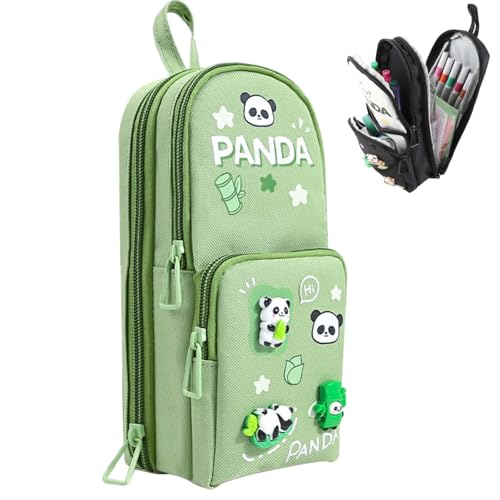 MHwan Federmäppchen, Mäppchen mit 3 Fächern großem Fassungsvermögen, Süßes und schönes federpenal mädchen, geeignet für Mädchen, Junge und Schulen, mit Mehreren Trennwänden für angemessenen Stauraum von MHwan