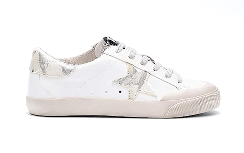 Mi.iM Sadie Schnürschuhe mit Gummisohle aus Leder, Weiss/opulenter Garten, 39 EU von MI IM