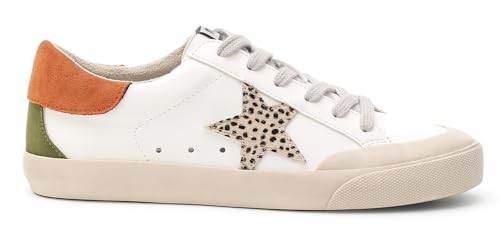 Mi.iM Sadie Schnürschuhe mit Gummisohle aus Leder, beige Stern, 42 EU von MI IM