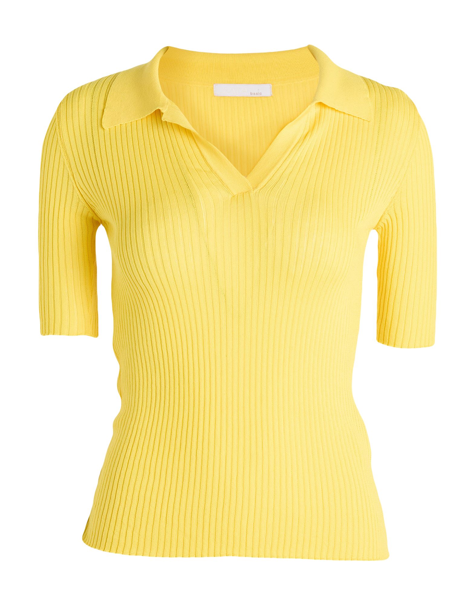 MIA BASIC Pullover Damen Gelb MIA BASIC Pullover Damen Gelb von MIA BASIC
