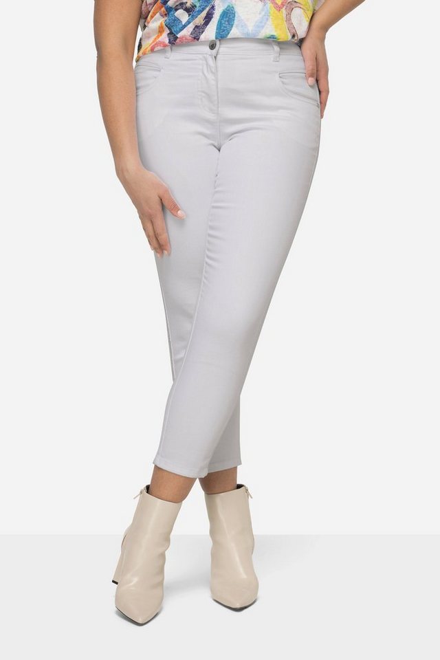 MIAMODA Funktionshose Twillhose Slim Fit Paillettenstreifen von MIAMODA