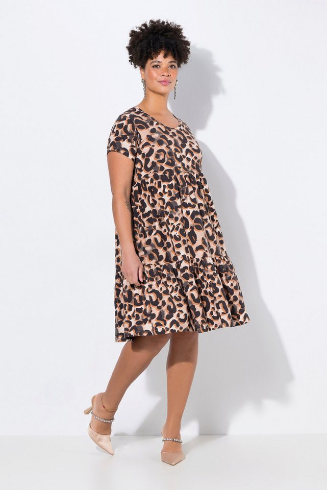 MIAMODA Jerseykleid Jerseykleid bequeme Passform Volants von MIAMODA