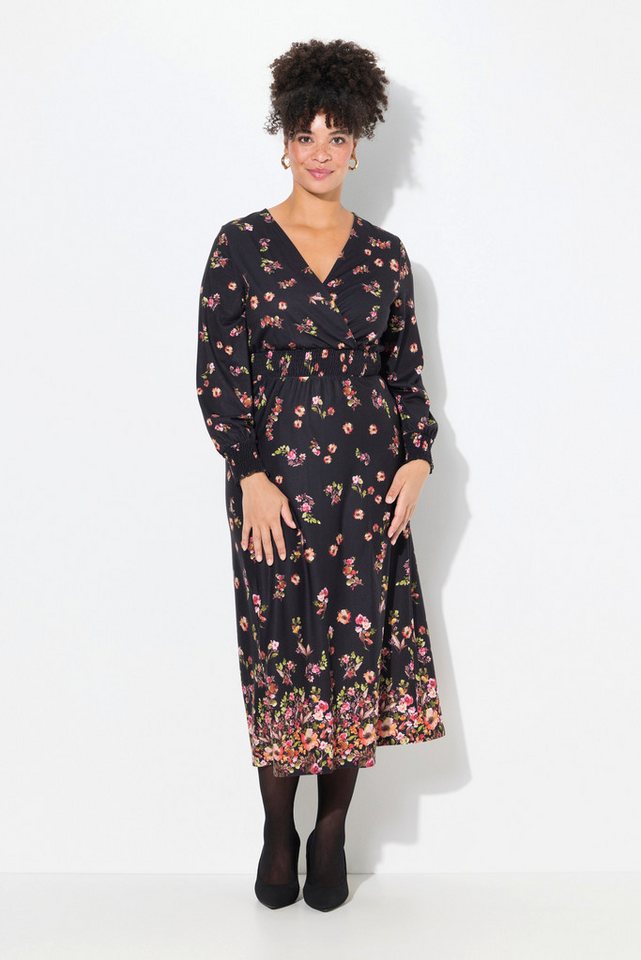 MIAMODA Jerseykleid Maxikleid A-Linie Blütendruck Langarm MIAMODA Jerseykleid Maxikleid A-Linie Blütendruck Langarm von MIAMODA