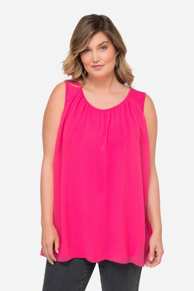 MIAMODA Longtop Top A-Linie Rundhals ärmellos von MIAMODA