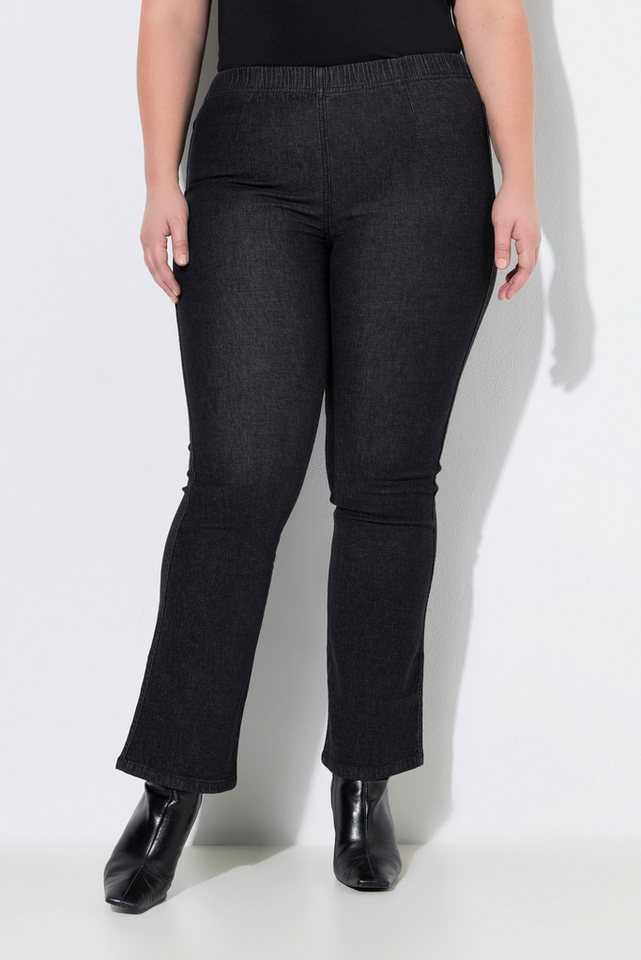 MIAMODA Regular-fit-Jeans Bootcut-Jeggings mit Schlag Stretchdenim von MIAMODA
