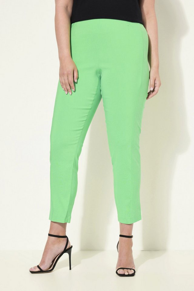 MIAMODA Schlupfhose Bengalin-Hose elastischer Slim Fit Metallic-Druck von MIAMODA