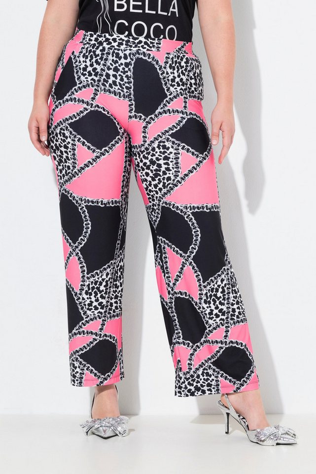 MIAMODA Schlupfhose Hose weites gerades Bein Kettenmuster MIAMODA Schlupfhose Hose weites gerades Bein Kettenmuster von MIAMODA