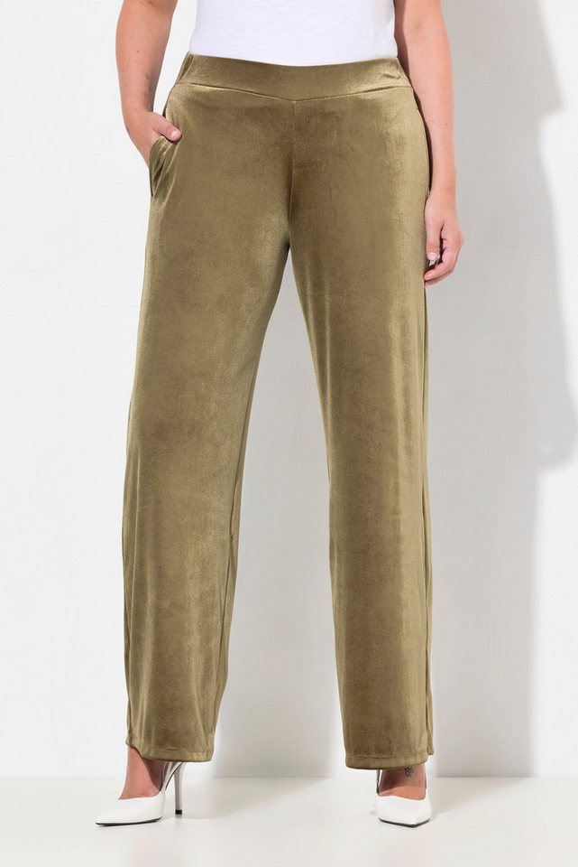 MIAMODA Schlupfhose Samthose weites Bein elastischer Bund von MIAMODA