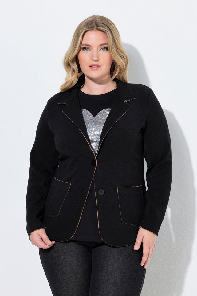 MIAMODA Sommerjacke Strickblazer Regular Fit elastischer Strick von MIAMODA