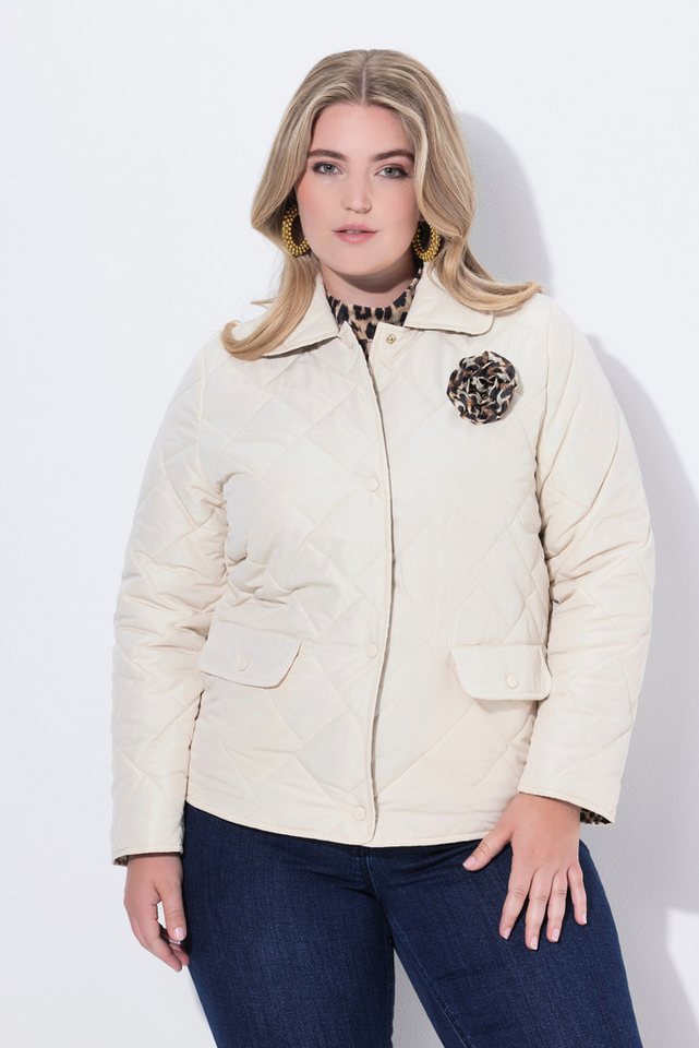 MIAMODA Steppjacke Wende-Steppjacke Classic Fit Druckknöpfe Langarm von MIAMODA