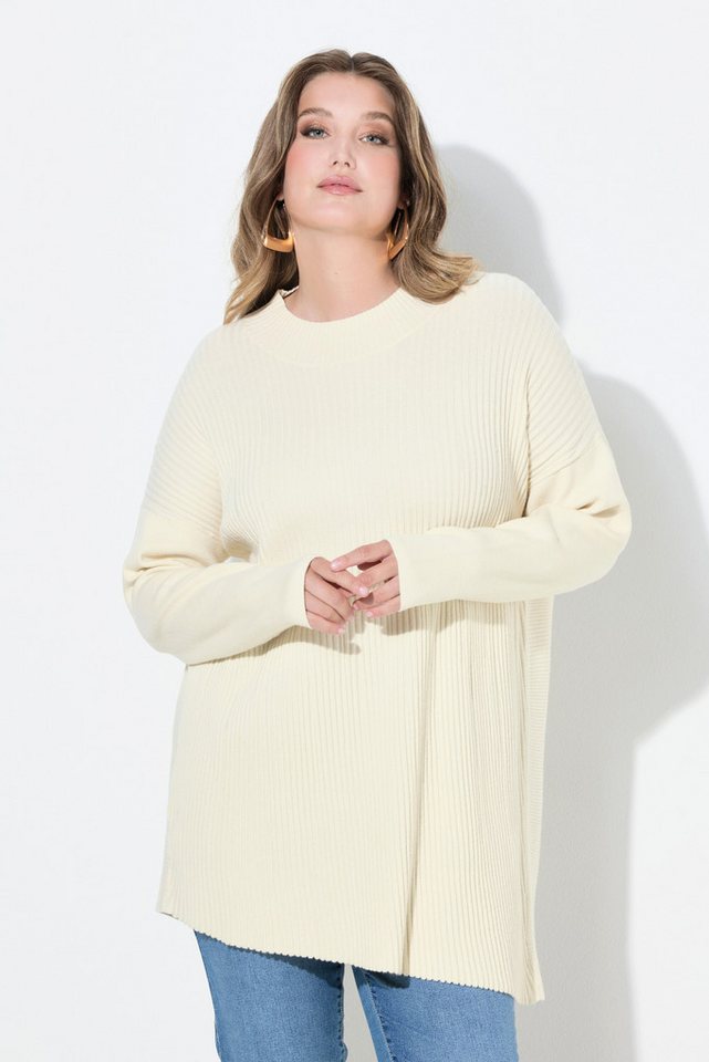 MIAMODA Strickpullover Pullover lässige Passform asymmetrischer Saum von MIAMODA