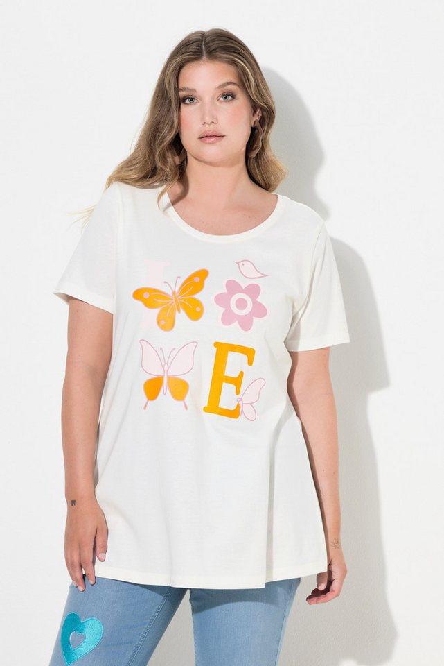 MIAMODA T-Shirt T-Shirt A-Linie LOVE-Motiv von MIAMODA