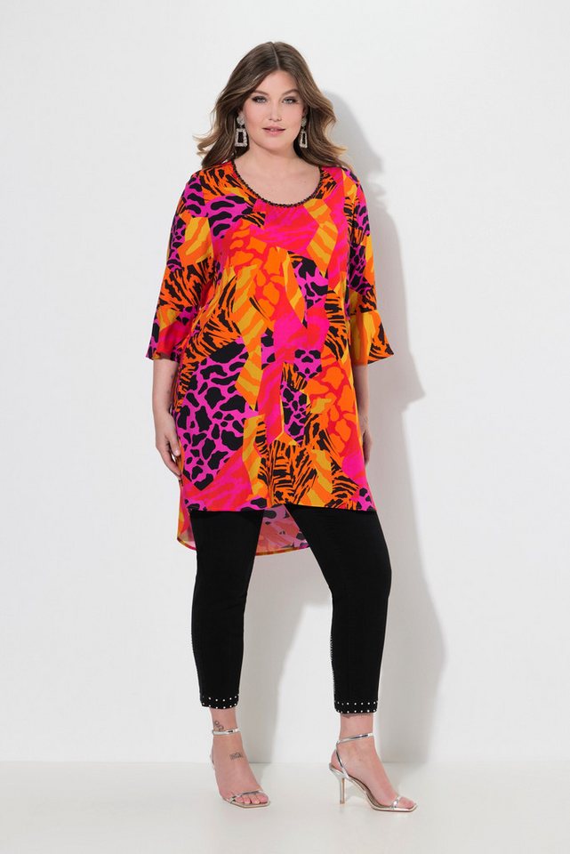 MIAMODA Tunika Tunika A-Linie Alloverdruck 3/4-Ärmel von MIAMODA
