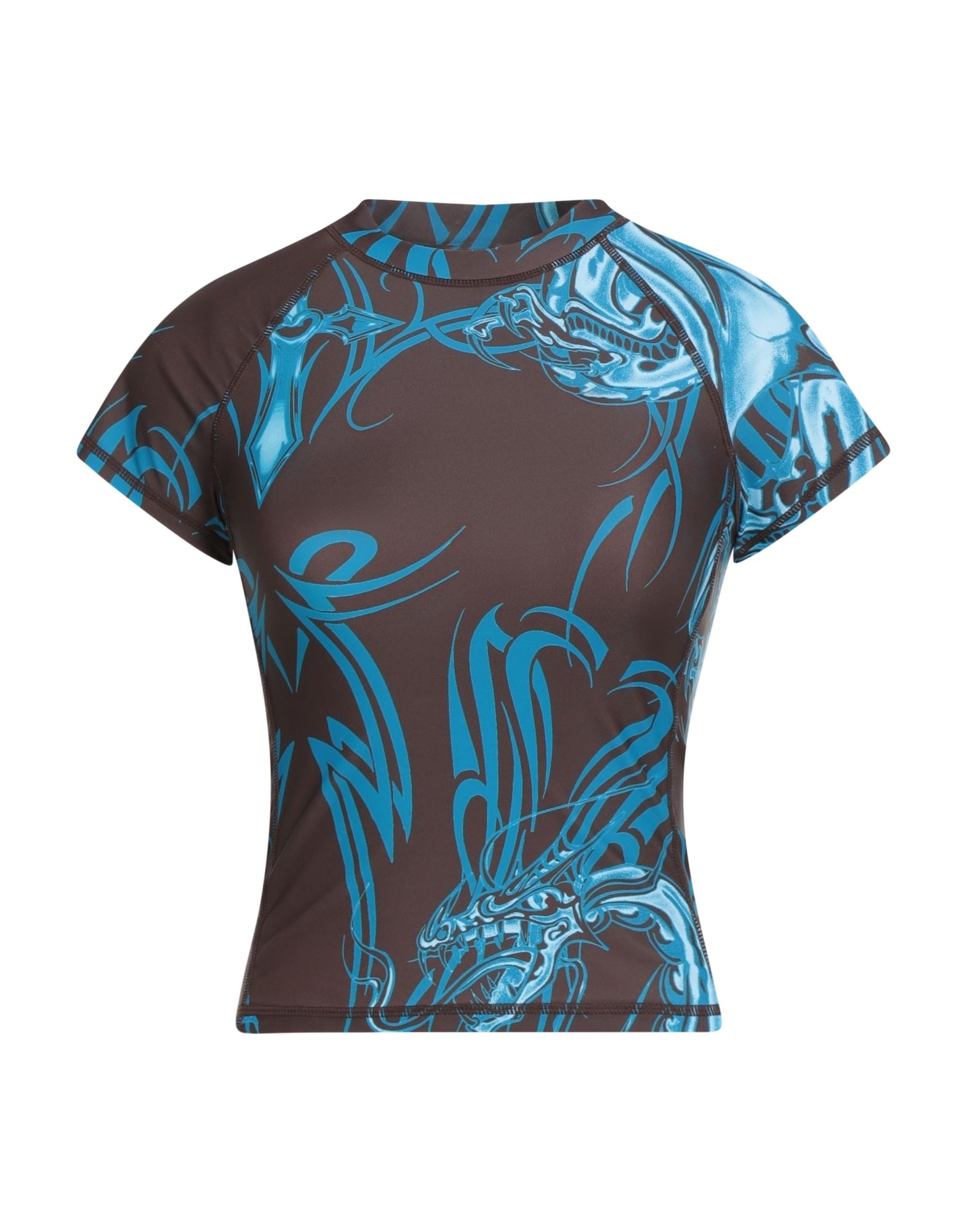 MIAOU T-shirts Damen Dunkelbraun MIAOU T-shirts Damen Dunkelbraun von MIAOU