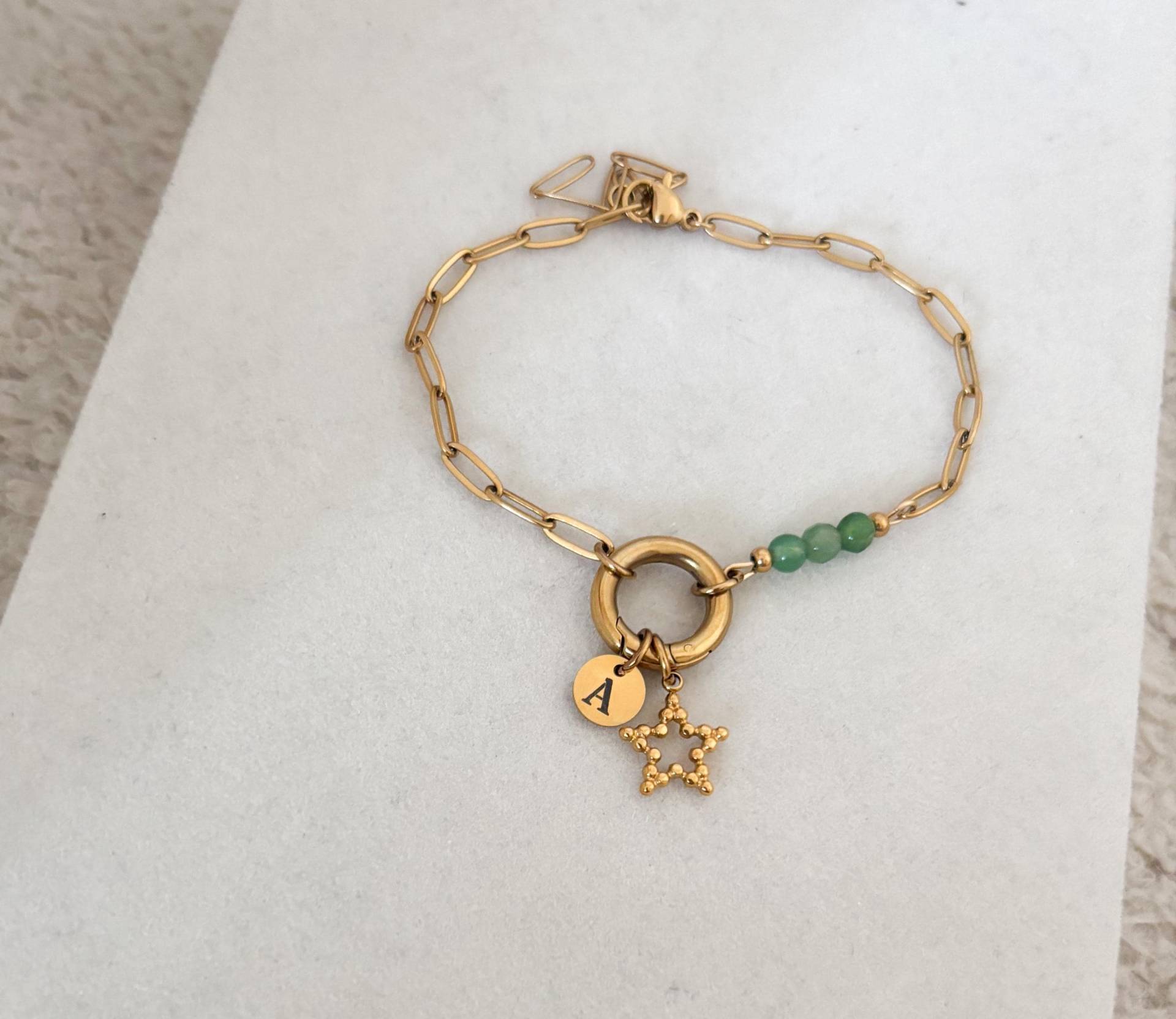 Charm Armband Selbst Zusammenstellen - Armkette Mit Mehren Charms, Birthstone Geschenk Für Sie Gravur Bettelarmband Armschmuck, Boho von MIAxMINA