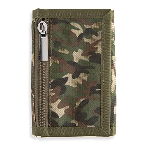 MIBANDERA Geldbörse für Herren, Camouflage, Geldbörse, Geldbörse, Jugendliche, Camouflage, Militär, Jagd, Camouflage Medium, 13 x 9 cm, Casual von MIBANDERA