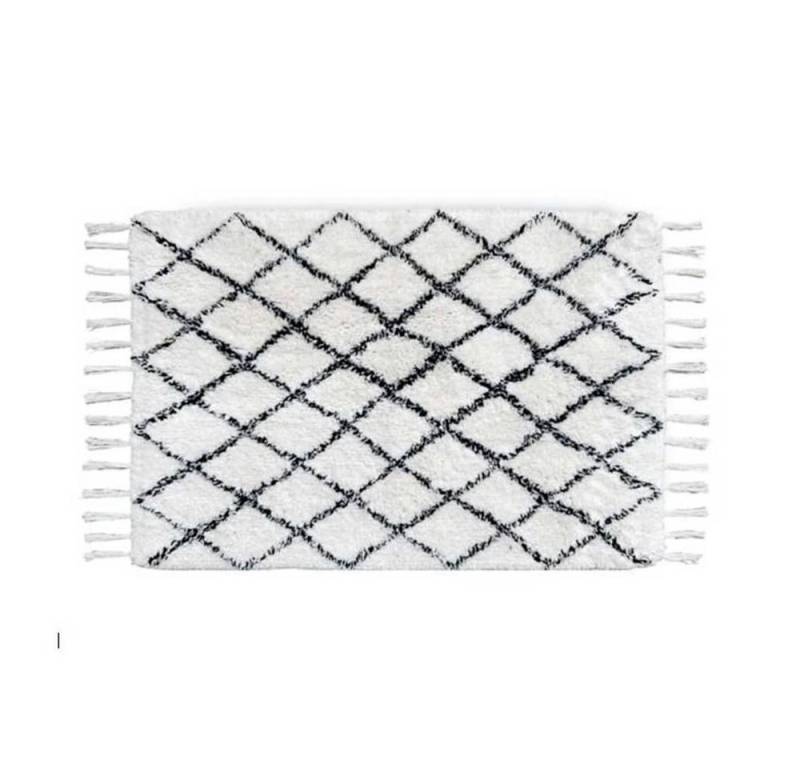 MICA Handwärmer Teppich mit Fransen - ca. 60 x 90 cm von MICA