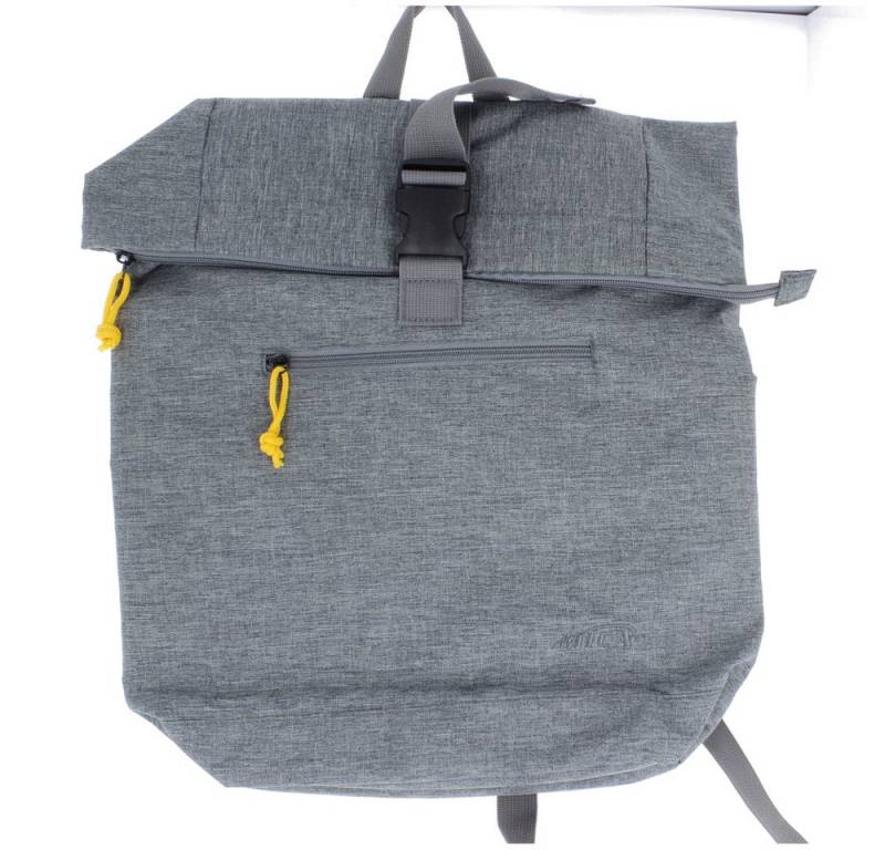 MICA Schulrucksack Rollrucksack grau - aus Textil - ca. 28 x 43 x 13 cm von MICA