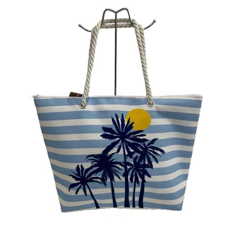 MICA Strandtasche Strandtasche - Palmen - ca. 38 x 14 x 38 cm von MICA