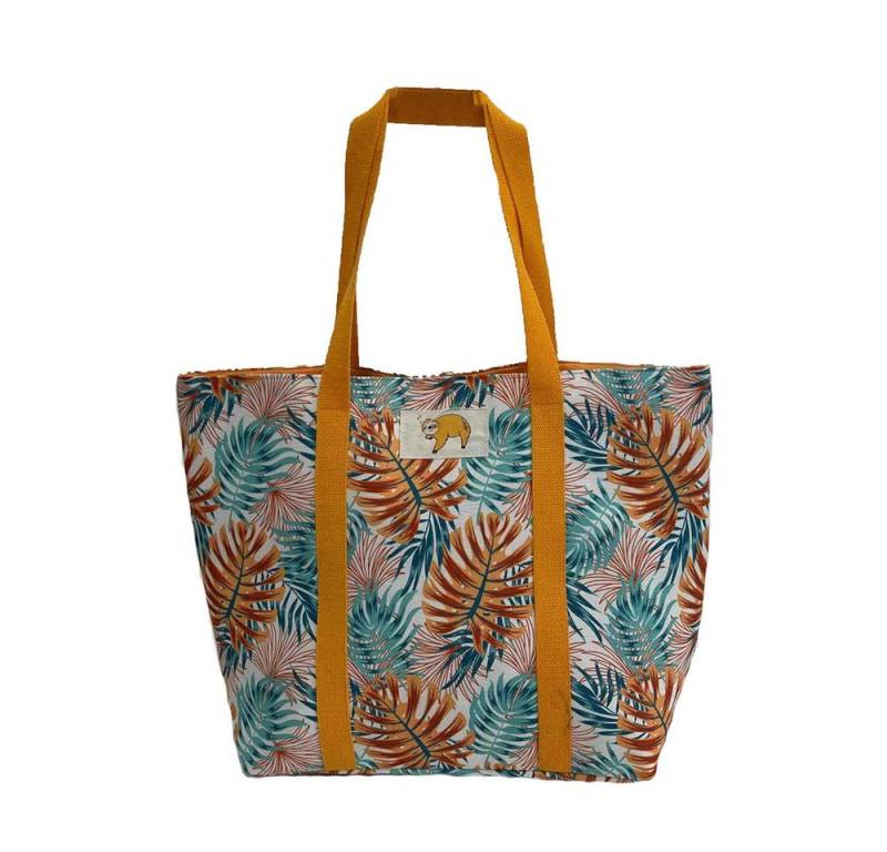 MICA Strandtasche Strandtasche Palmenwedel - ca. 38 x 14 x 38 cm von MICA