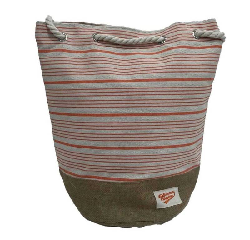 MICA Strandtasche Strandtasche Streifen - ca. 28 x 28 x 46 cm von MICA