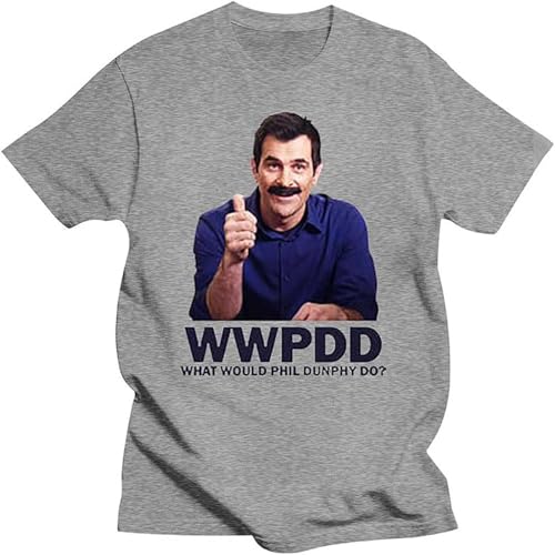 rn Family What Would Phil Dunphy DO T-Shirt SMALLMEDIUMLARXL 100% Cotton Short Sleeve Tees Grey M rn Family What Would Phil Dunphy DO T-Shirt SMALLMEDIUMLARXL 100% Cotton Short Sleeve Tees Grey M von MICAOJI