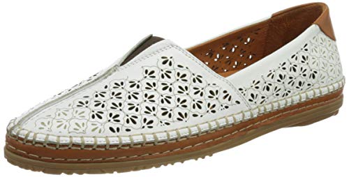 MICCOS Damen 207833 Slipper, Weiss Komb, 40 EU von MICCOS