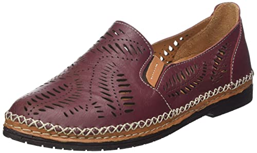 MICCOS Damen 207945 Mokassin, Bordo, 41 EU von MICCOS