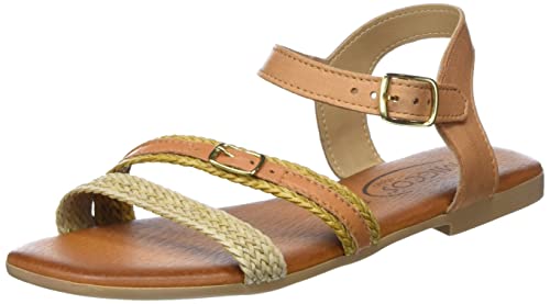 MICCOS Damen 391533 Sandale, beige, 36 EU von MICCOS